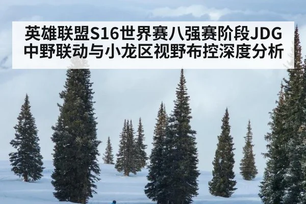 英雄联盟S16世界赛八强赛阶段JDG中野联动与小龙区视野布控深度分析